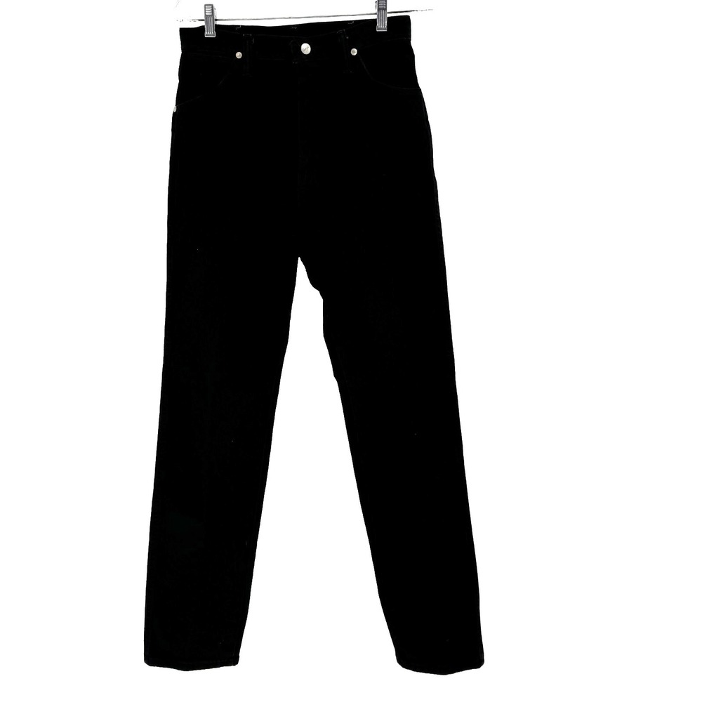 90s Wrangler Cowboy Cut Slim Fit Jeans‎ Women's 11X34 Black USA Rodeo Western